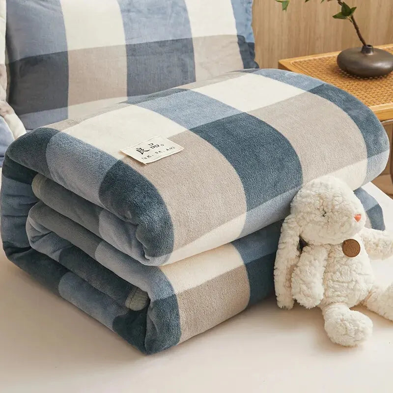 Plaid Doux en Flanelle