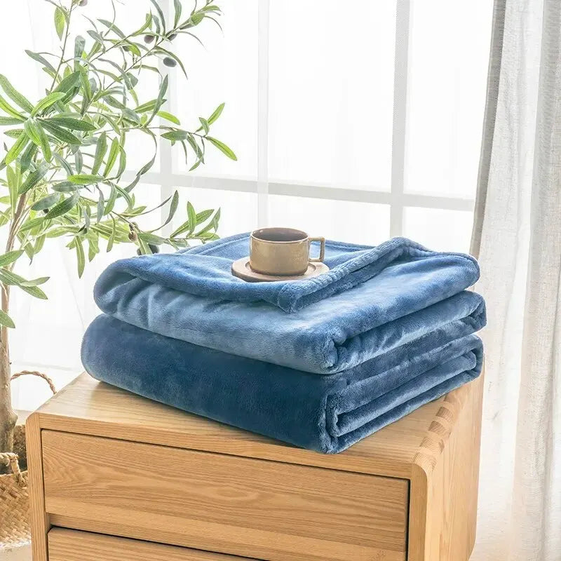 Plaid Doux en Flanelle