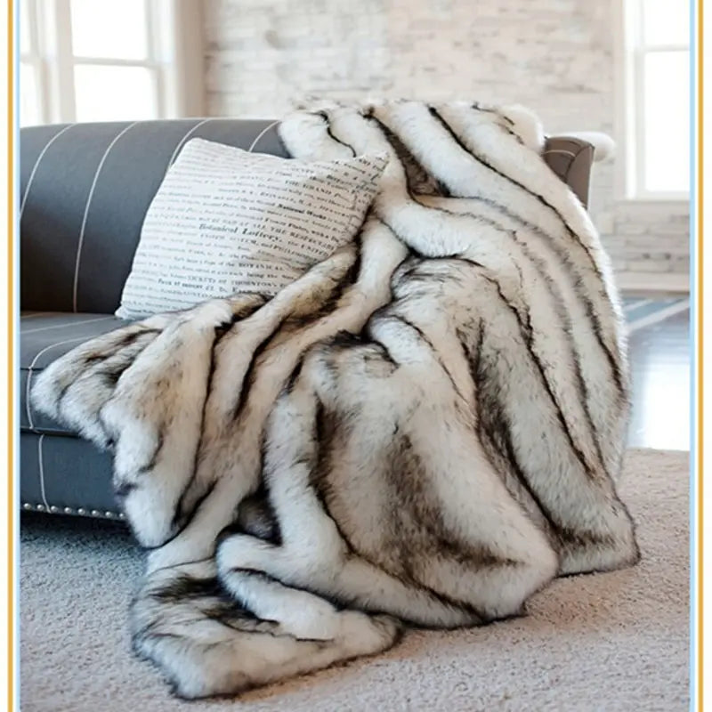 Couverture Fourrure Luxe