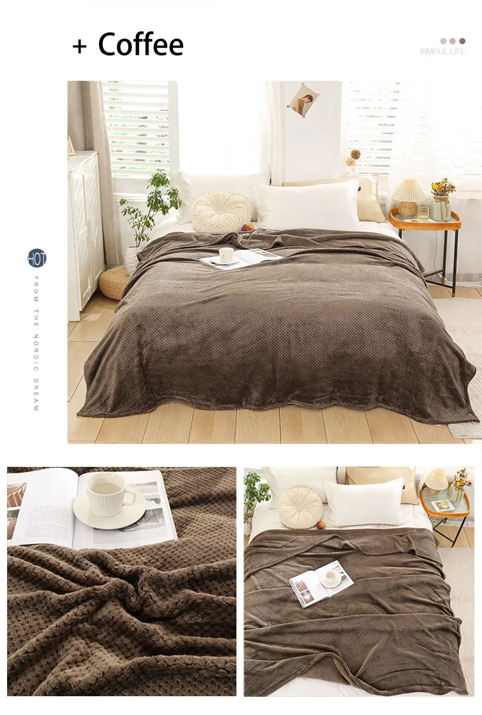 Couverture Douilette Polaire