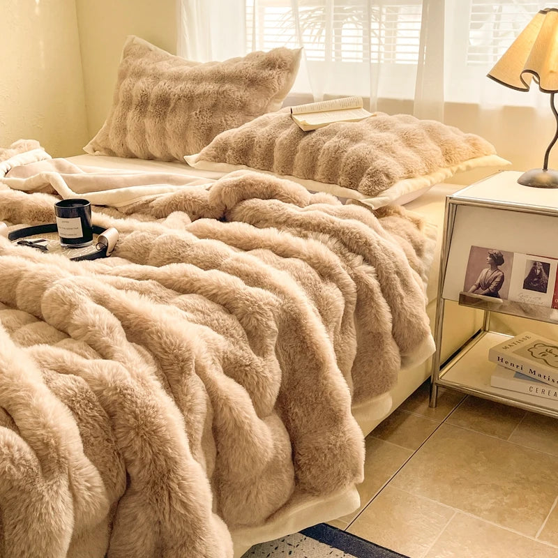 Plaid Fourrure Ultra-Doux