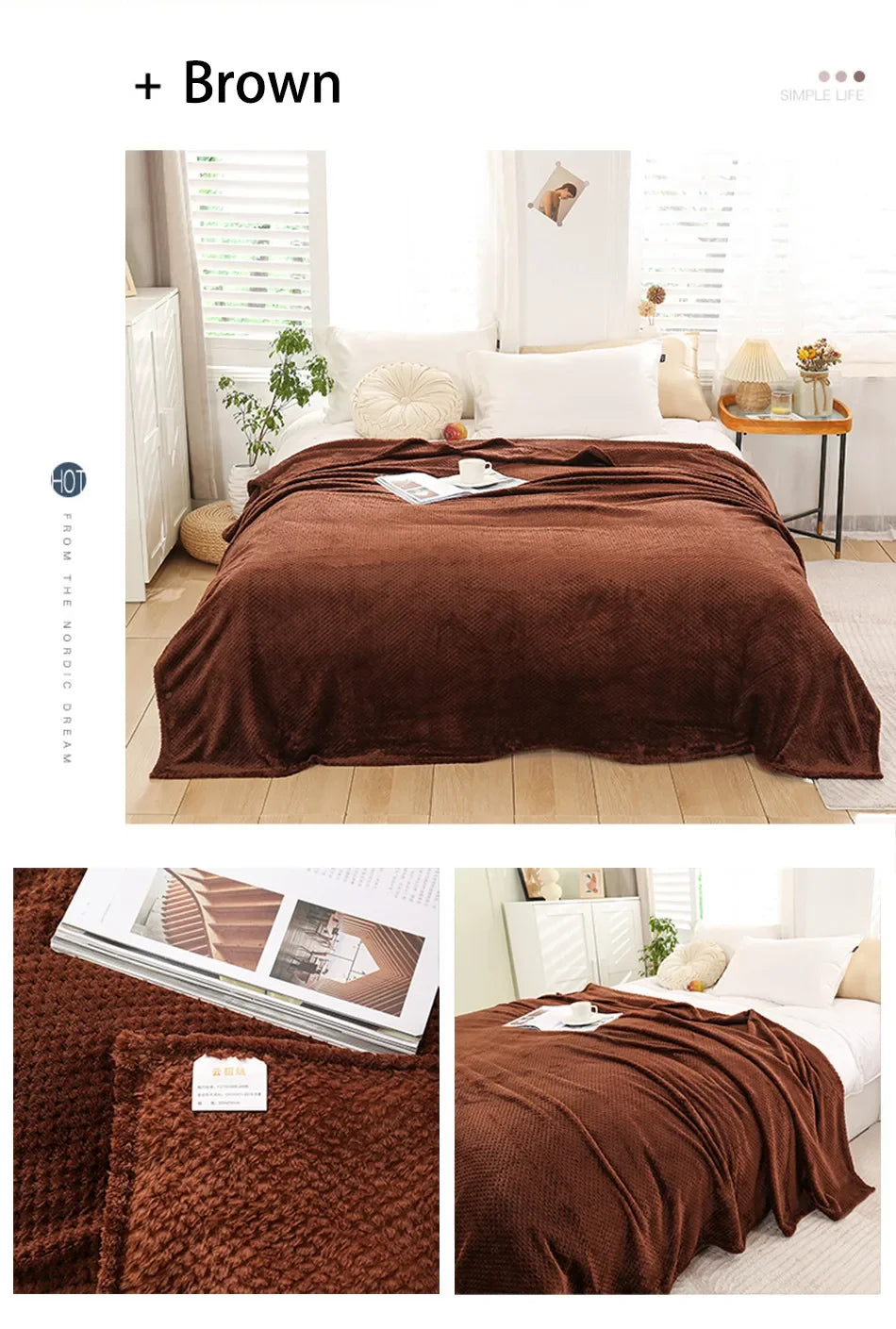 Couverture Douilette Polaire