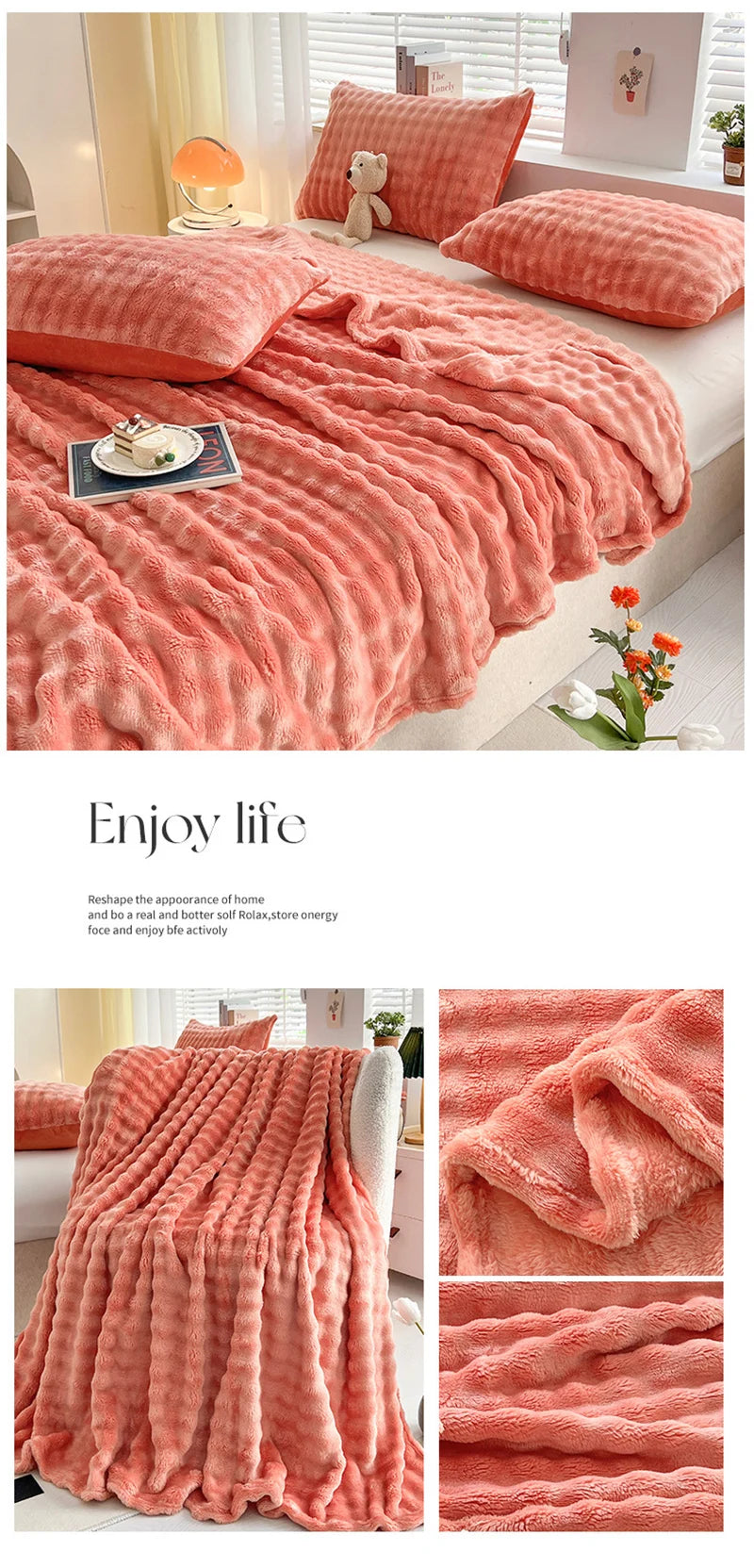 Plaid Polaire Cocooning